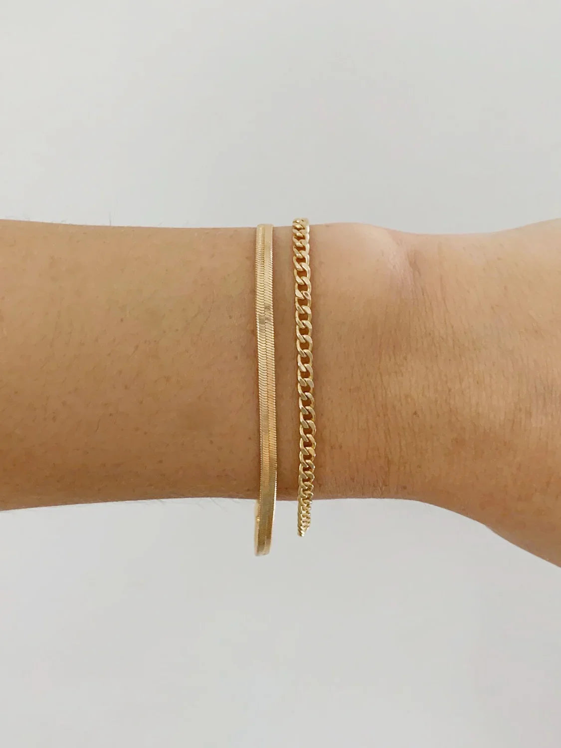 Gold & Silver Chain Bracelet