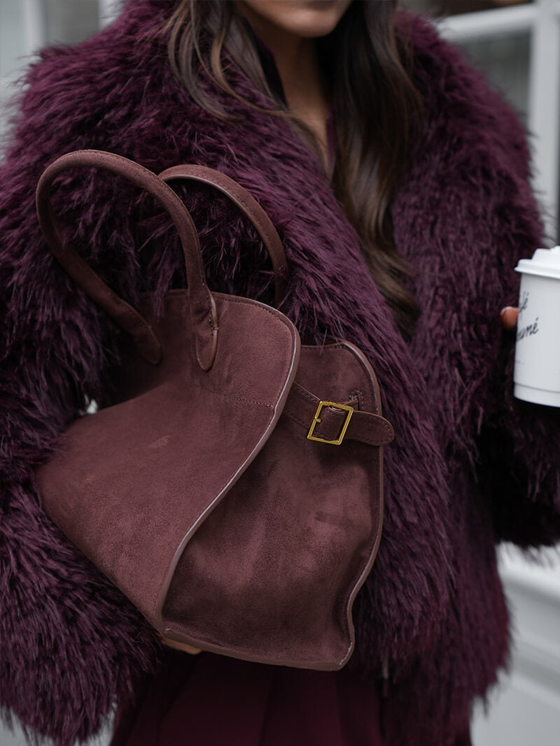 SEREN ELEGANT SUEDE HANDBAG