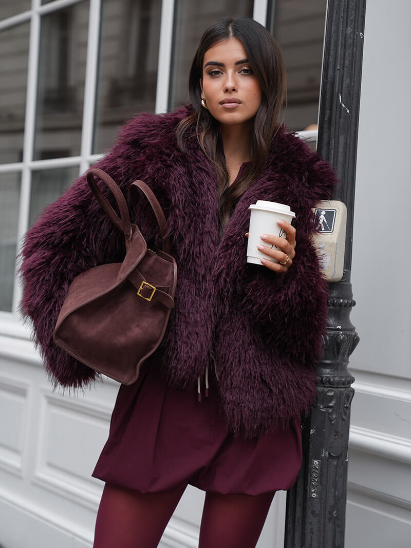 SEREN ELEGANT SUEDE HANDBAG