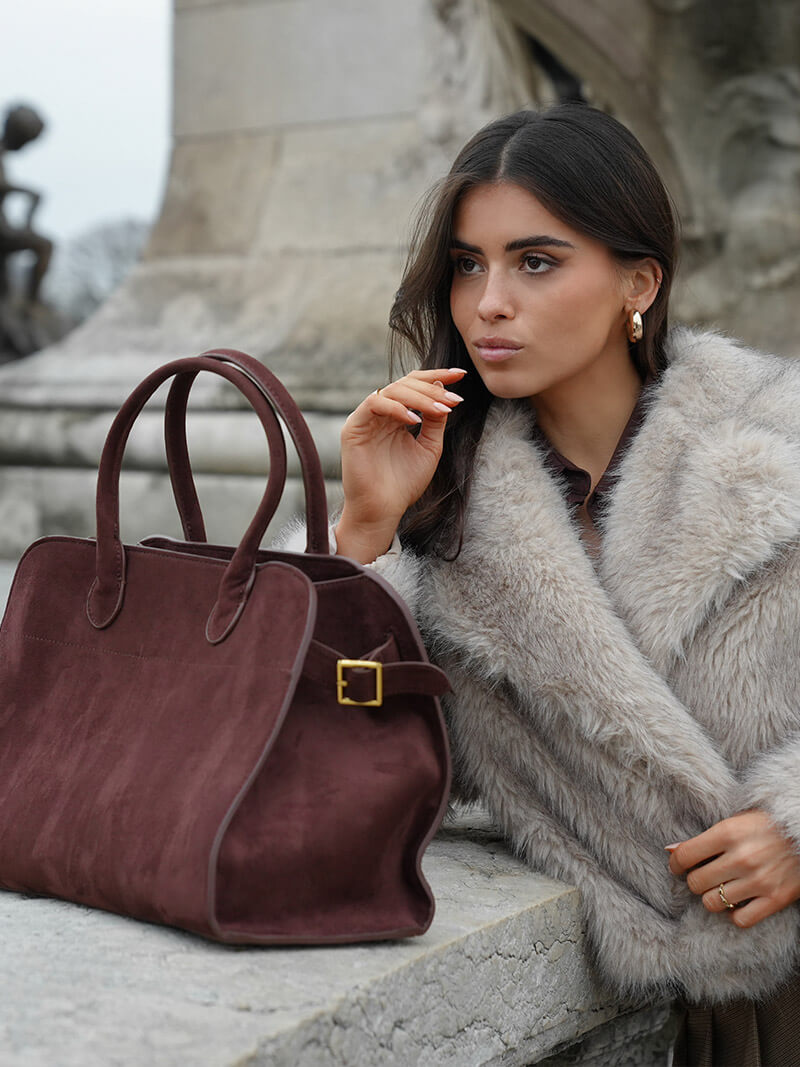SEREN ELEGANT SUEDE HANDBAG