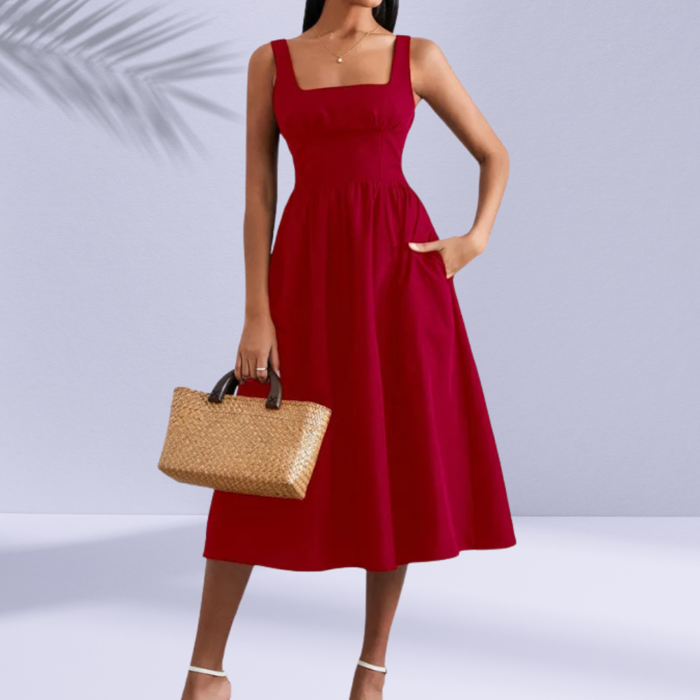 Seraphina - Elegant Midi Dress