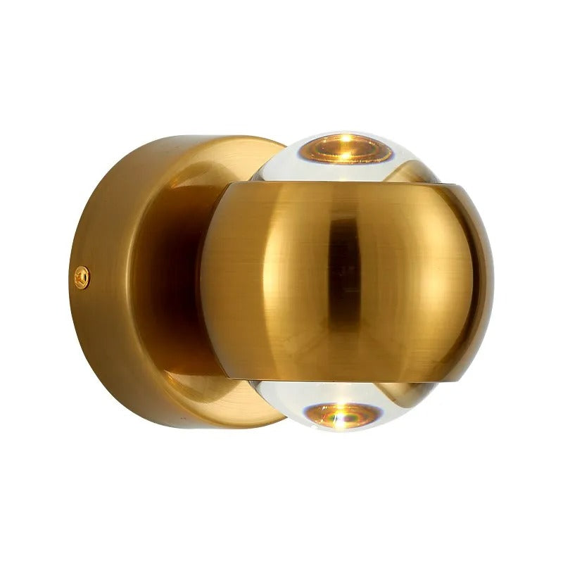 Jorid - Modern Brass LED Wall Lamp Foyer BO-HA