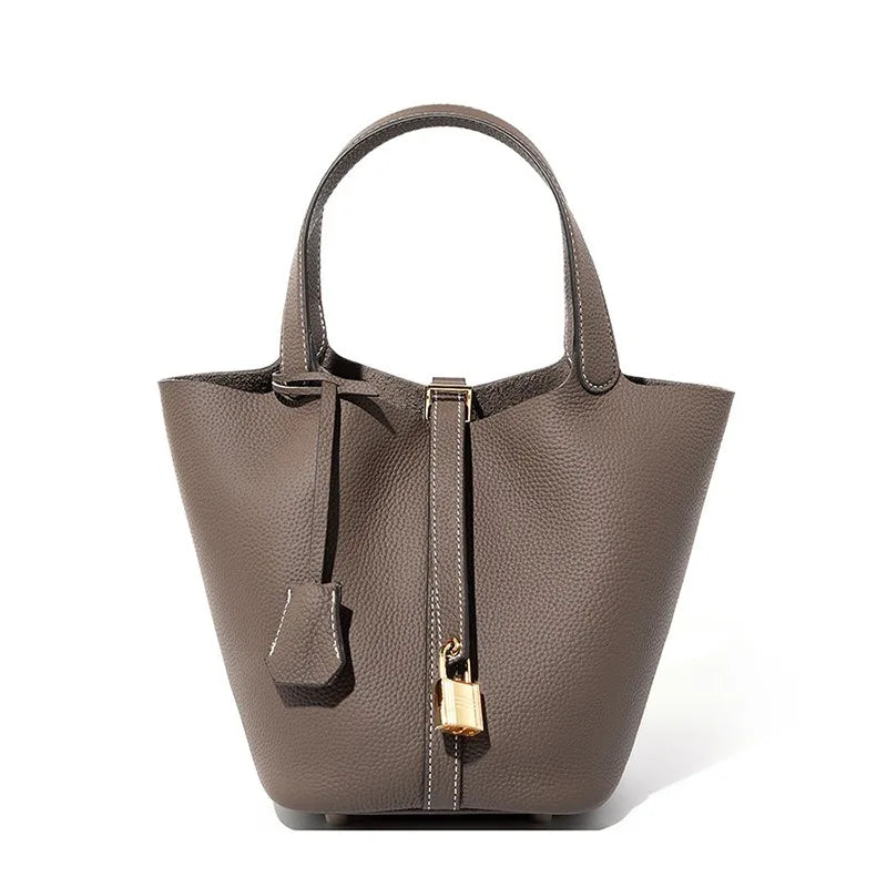 ISLA PURE LEATHER HANDBAG