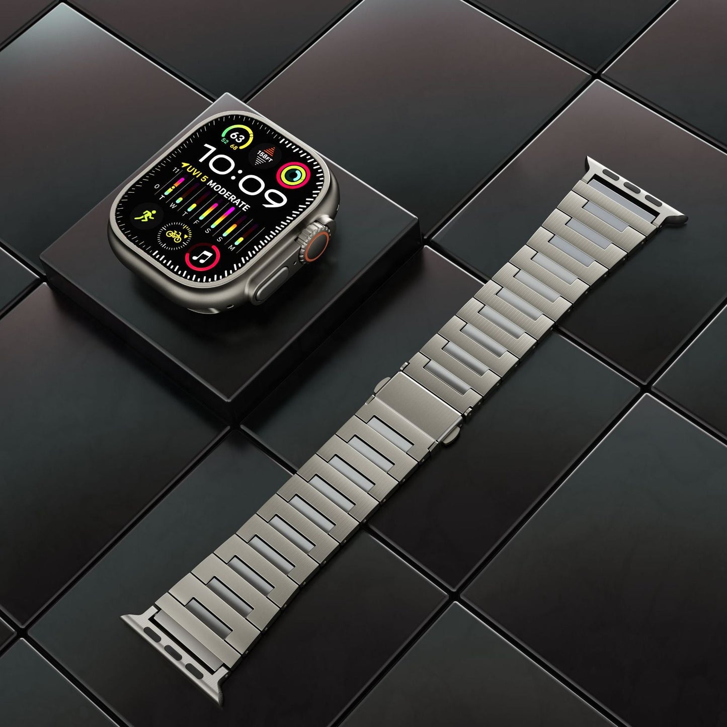 BG Titanium Band for Apple Watch