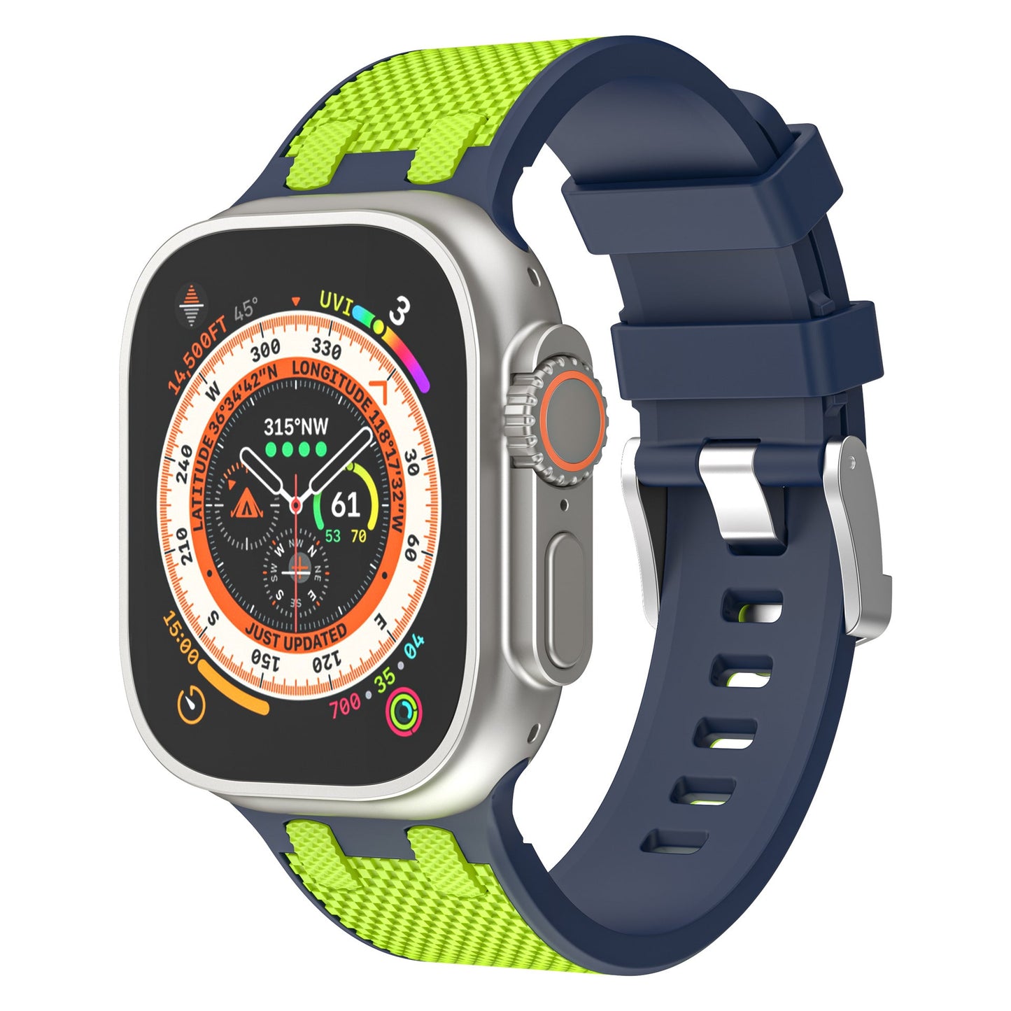 AP Dual Color Matching Silicone Band For Apple Watch