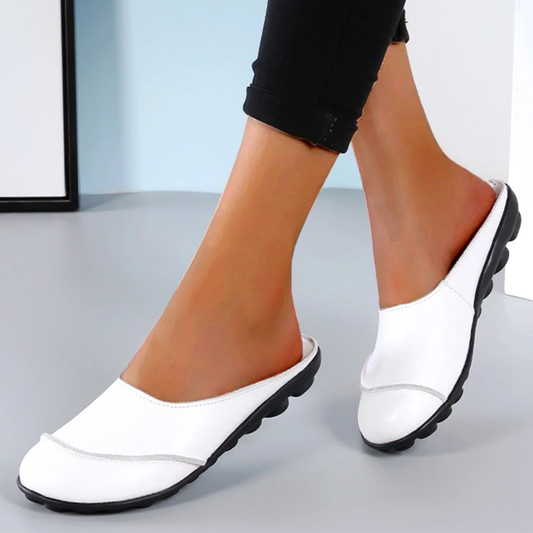 Chloe – Stylish Leather Soft Sole Flats