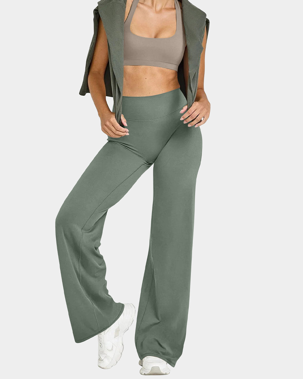 Soft Stretch High-Waist Pants