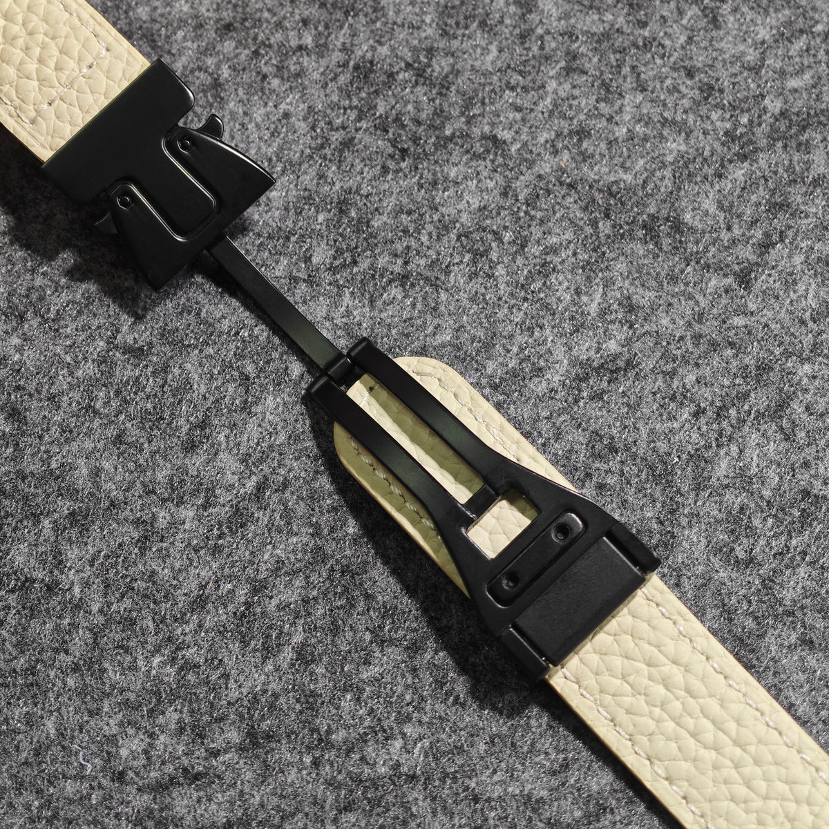 Magnetic Buckle Leather Strap For Apple Watch