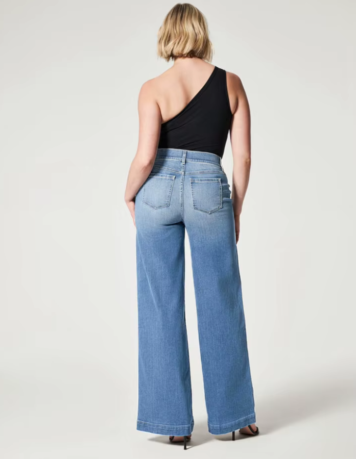 Chic Flex™ High Waist Wide Leg Stretch Jeans