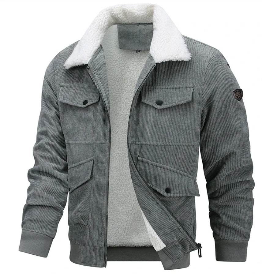 Victor | Sherpa Corduroy Fleece Parka