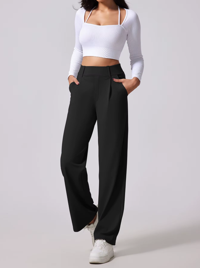 Sophia – High-Waist Stretch Casual-Work Pants