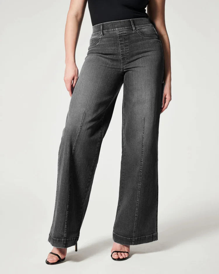 Chic Flex™ High Waist Wide Leg Stretch Jeans