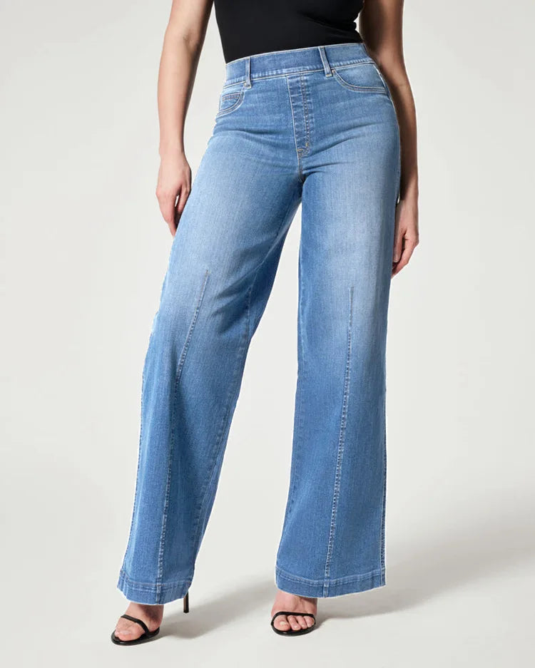 Chic Flex™ High Waist Wide Leg Stretch Jeans