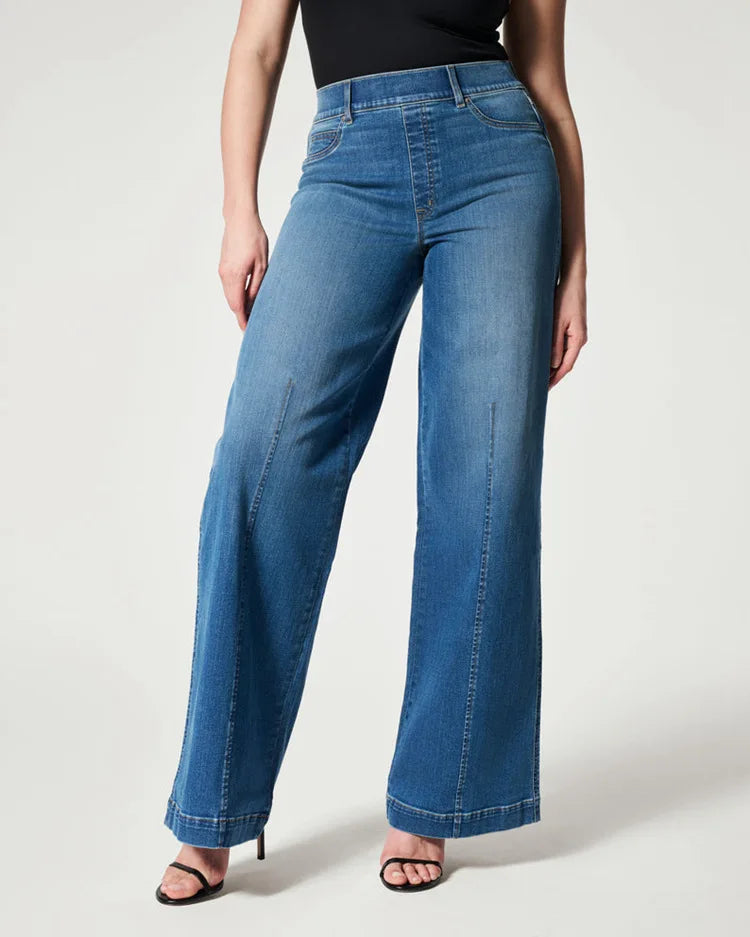 Chic Flex™ High Waist Wide Leg Stretch Jeans