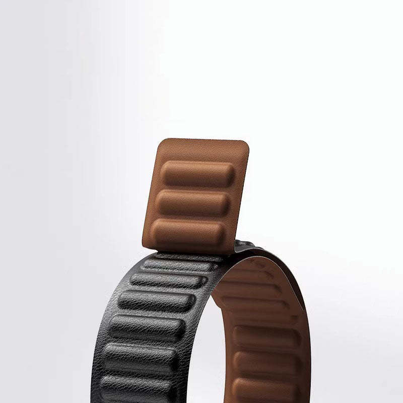 Magnetic Leather Link Band