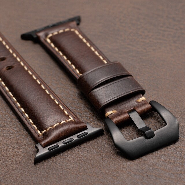 Nappa Leather Band For Apple Watch