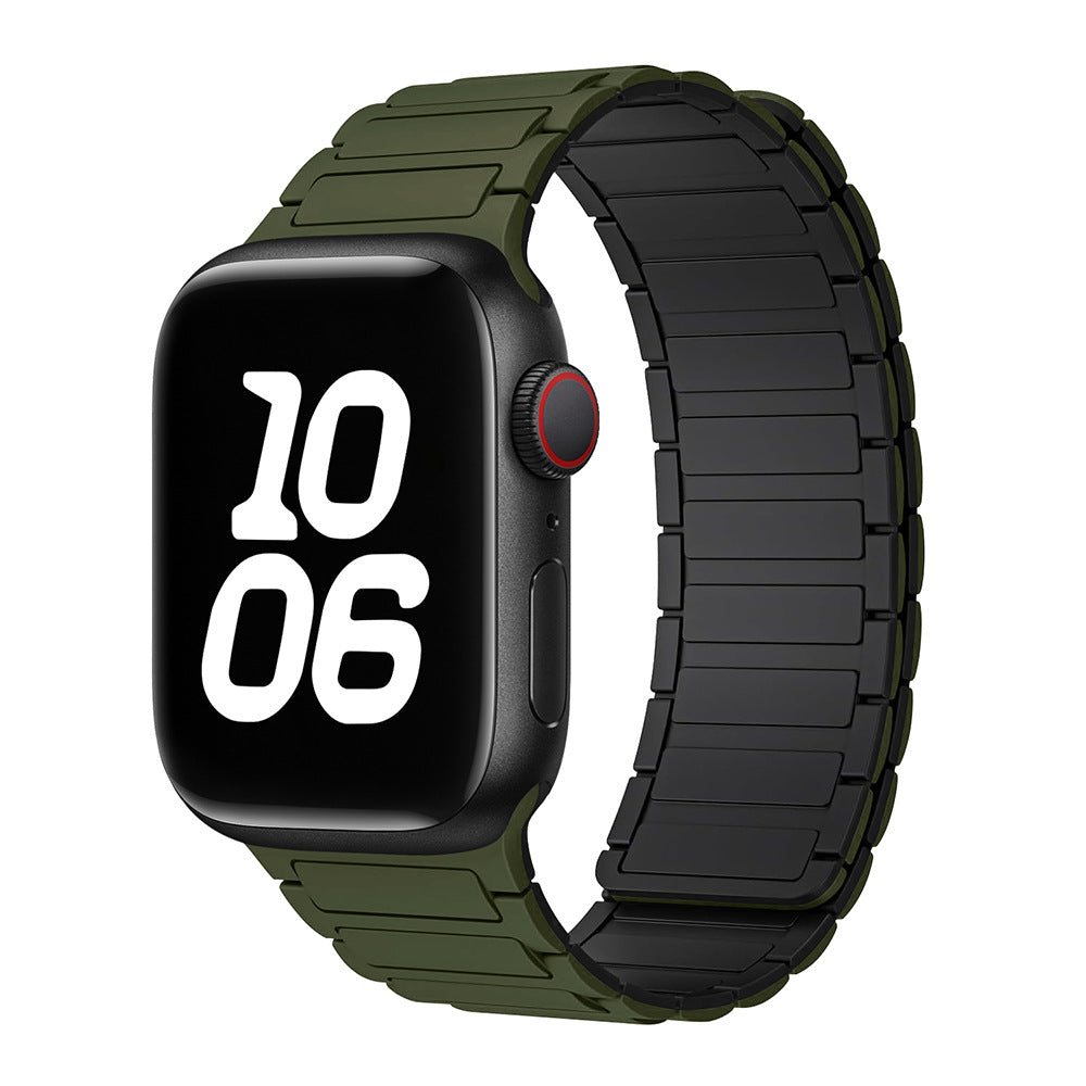 Silicone Magnetic Loop Band For Apple Watch