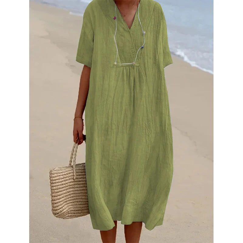 Amara - Linen Dress