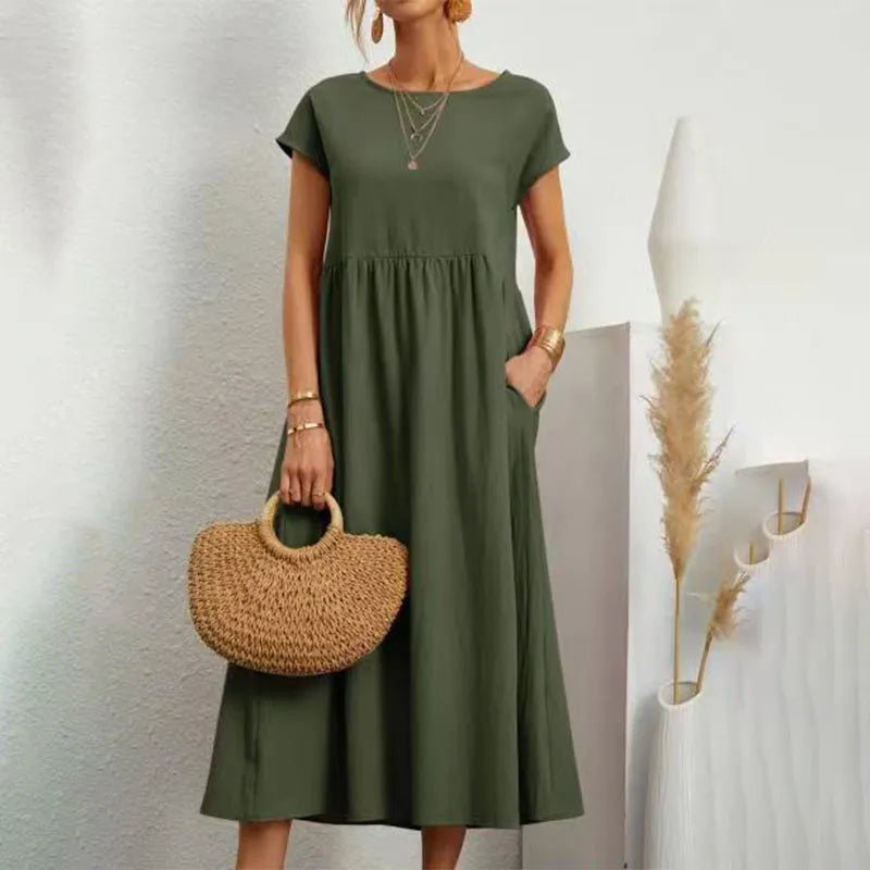 Mara - Women's Linen Dress