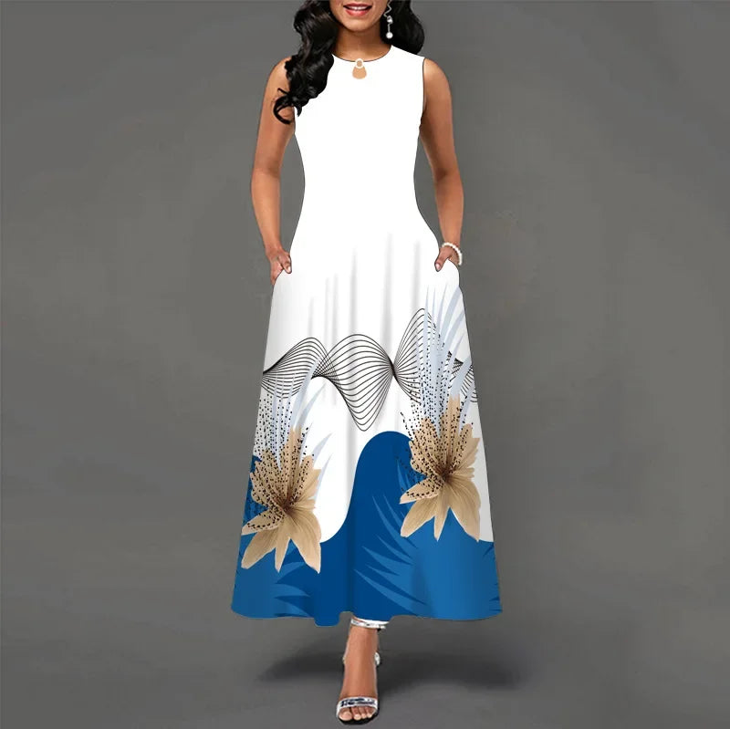 Ariella - Boho Bloom Maxi Dress