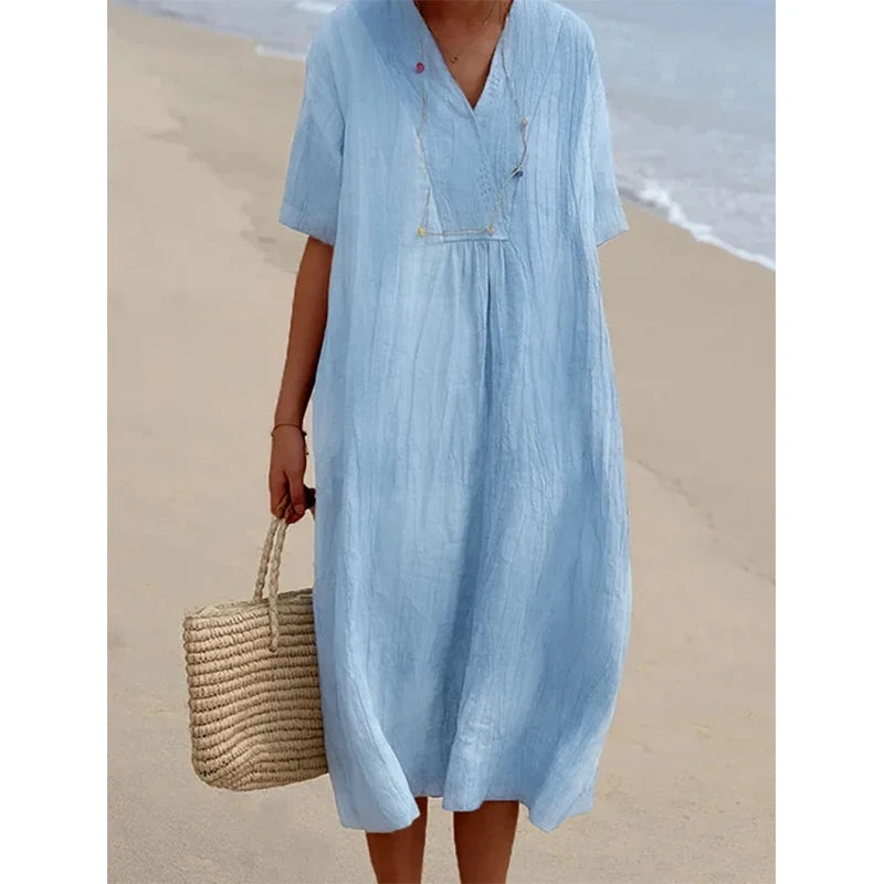 Amara - Linen Dress