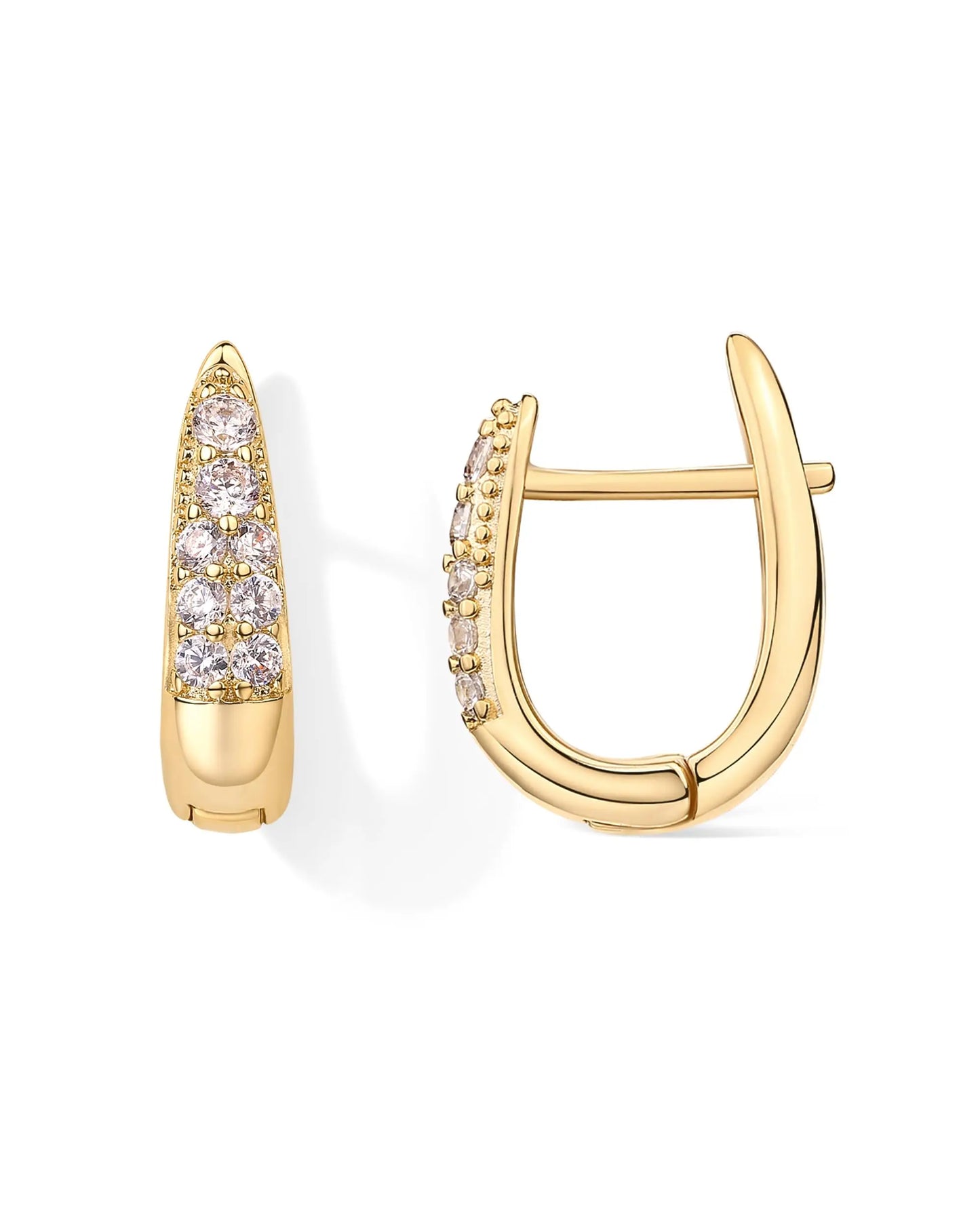 Elegance U-Hoop Earrings