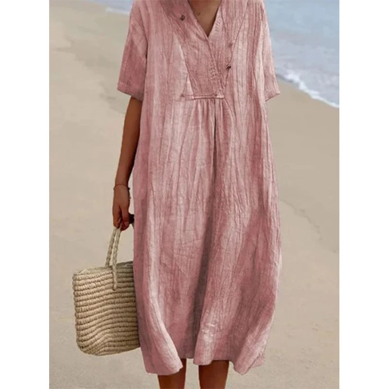 Amara - Linen Dress