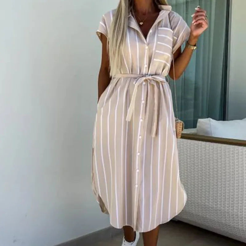 Sophia – Striped Summer Dress