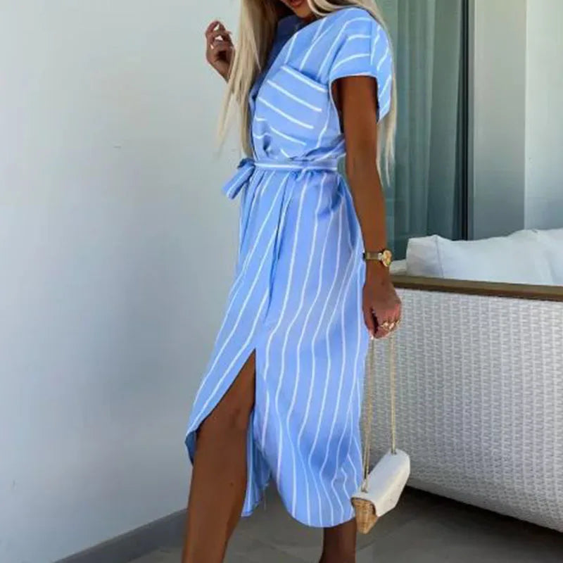 Sophia – Striped Summer Dress