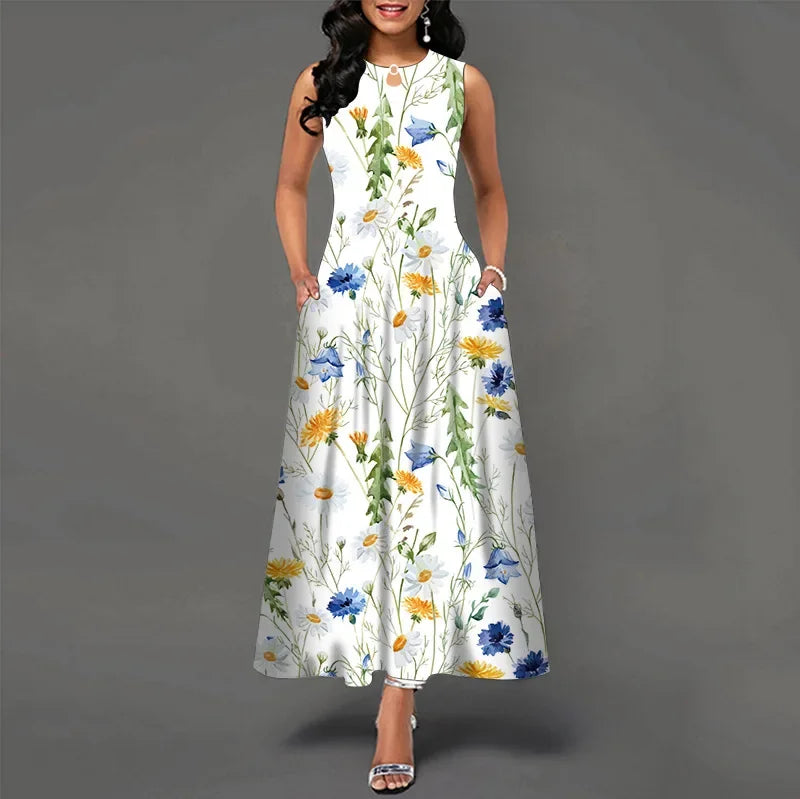 Ariella - Boho Bloom Maxi Dress