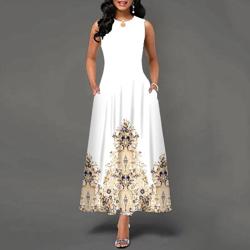 Ariella - Boho Bloom Maxi Dress