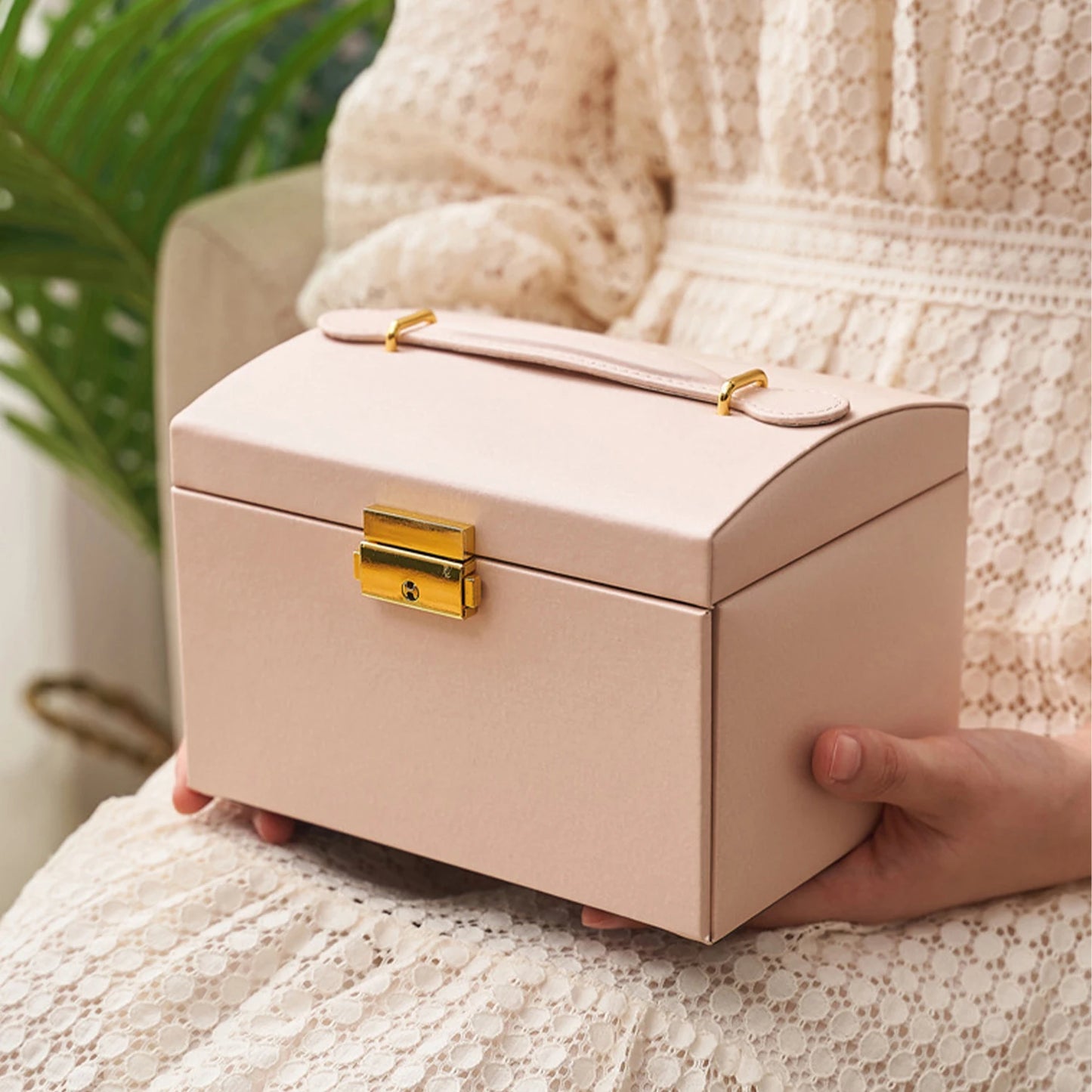 Three-Layer Jewelry Storage Box