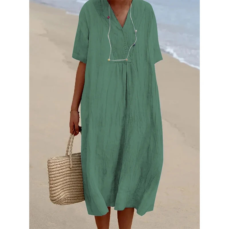 Amara - Linen Dress