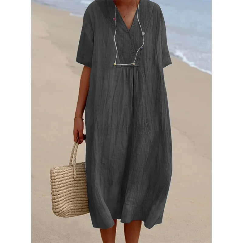 Amara - Linen Dress