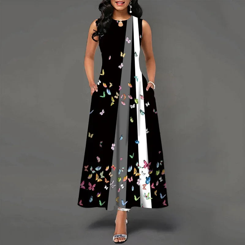 Ariella - Boho Bloom Maxi Dress