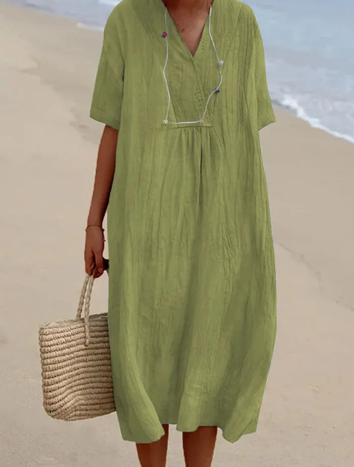 Amara - Linen Dress