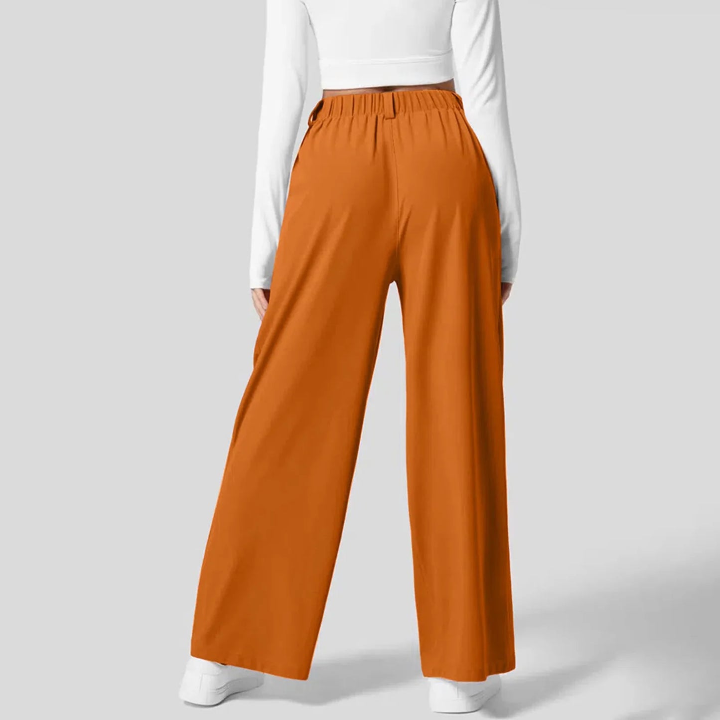 Serena Fit™ High Waist Pocket Waffle Casual-Work Pants