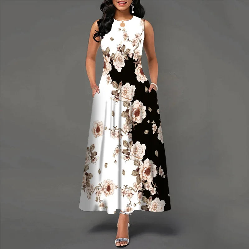 Ariella - Boho Bloom Maxi Dress