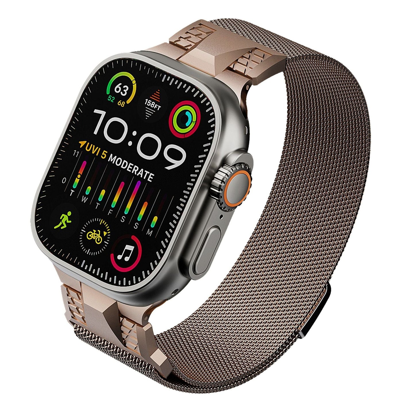 Mecha Milanese Loop Magnetic Band For Apple Watch