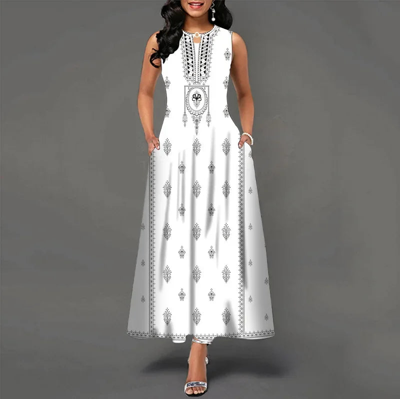 Ariella - Boho Bloom Maxi Dress