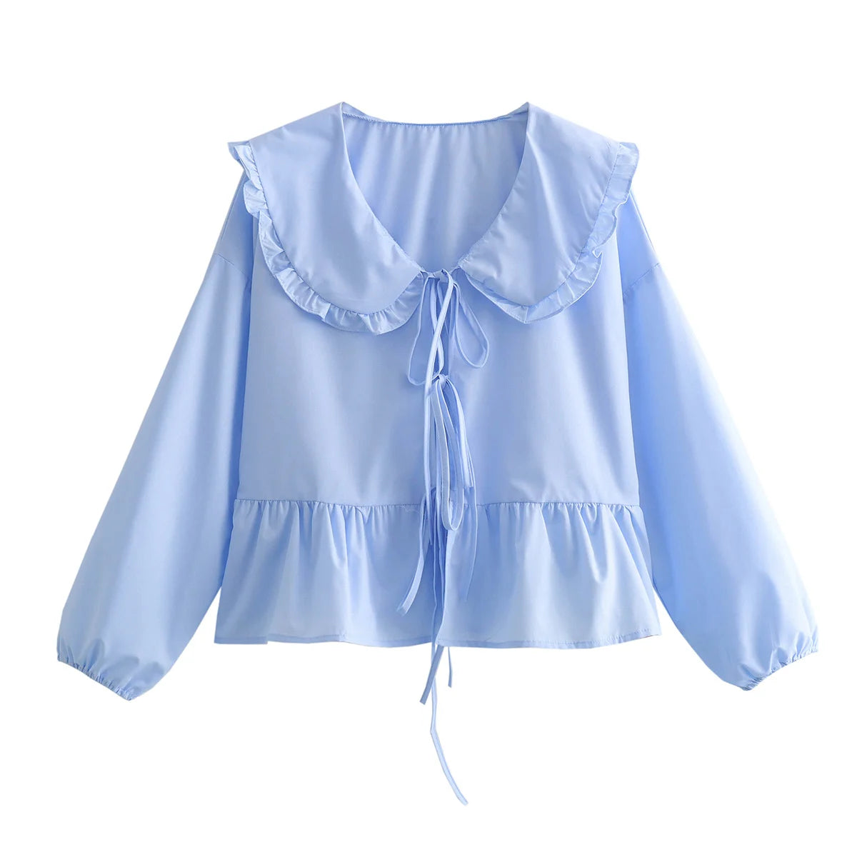 Emma – Ruffled Collar Blouse