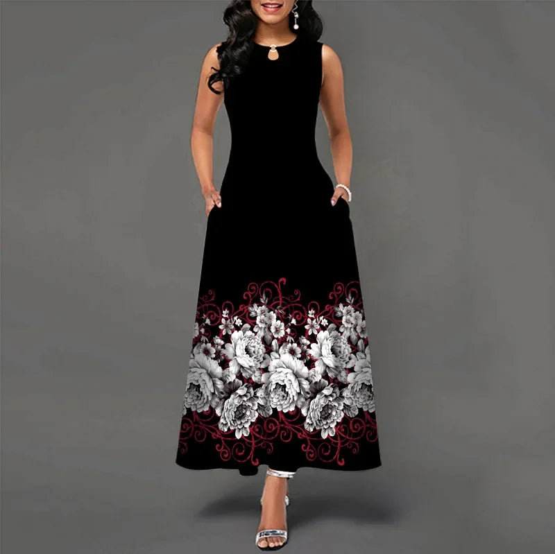 Ariella - Boho Bloom Maxi Dress