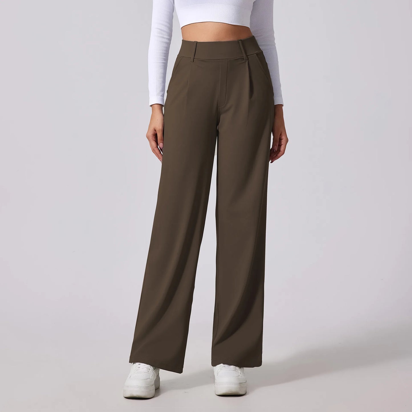 Sophia – High-Waist Stretch Casual-Work Pants