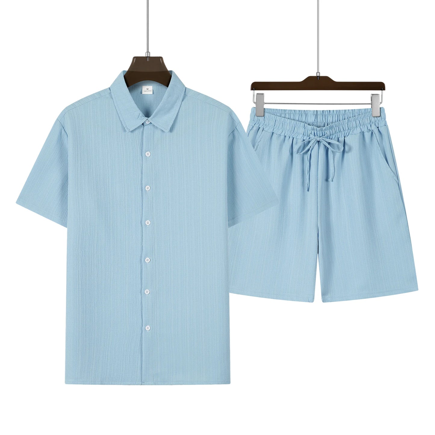 THE COASTAL SHIRT & SHORT SET