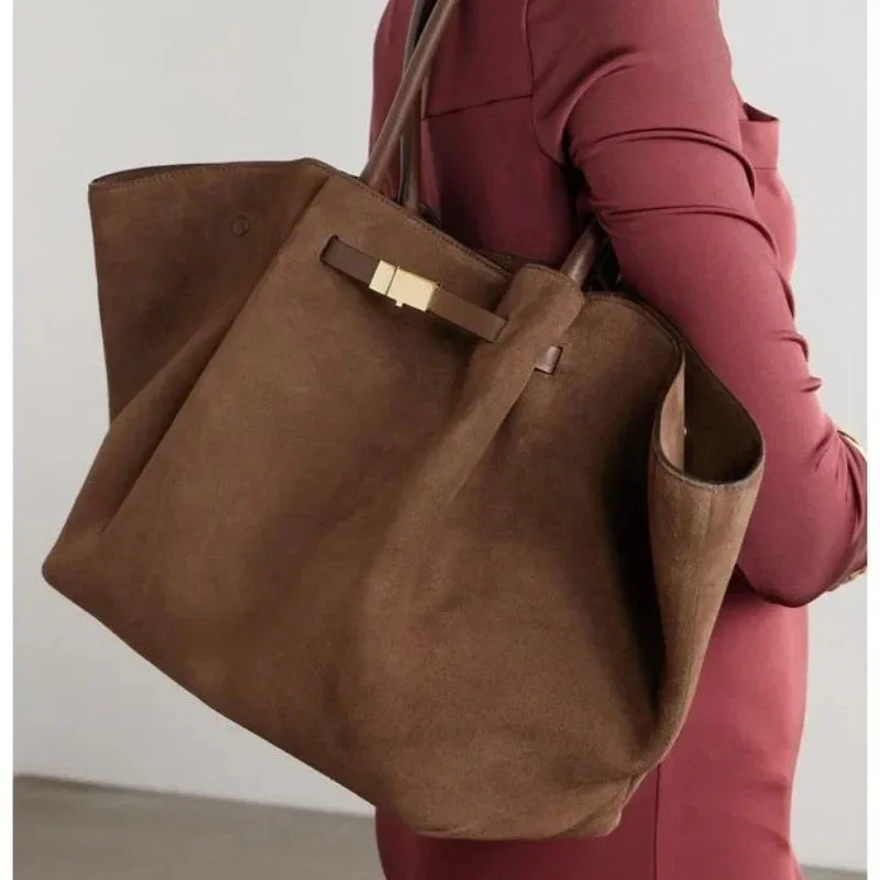 CLAUDIA SUEDE TOTE BAG