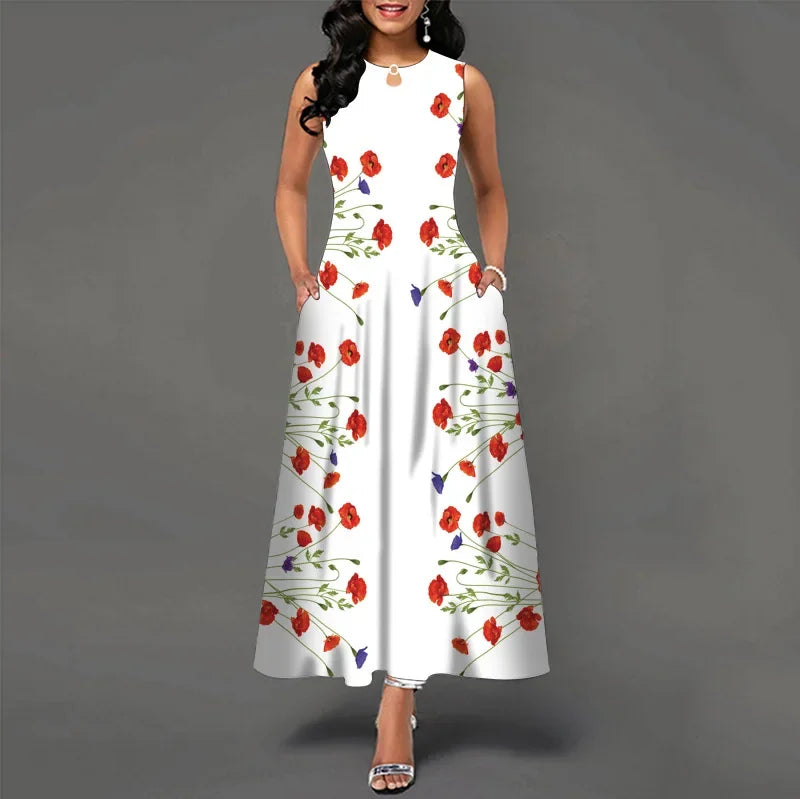 Ariella - Boho Bloom Maxi Dress