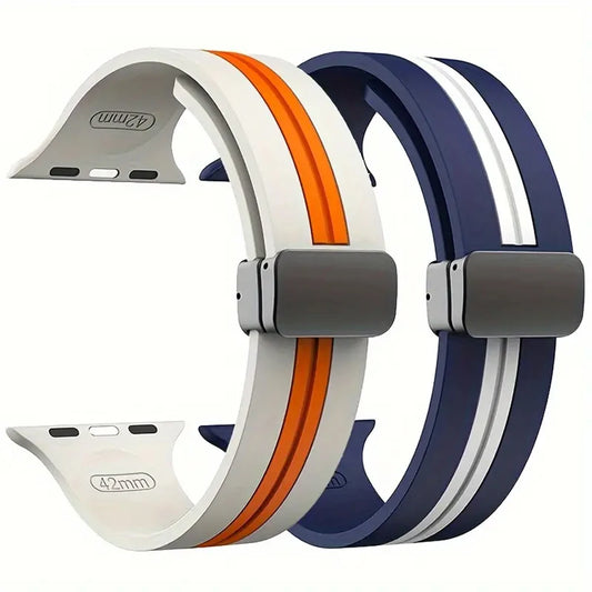 Silicone Strap For Apple Watch band 46mm 44mm 45mm 49mm 41mm 42mm 38 40mm Bracelet iWatch correa series 10 9 8 7 6 5 Ultra SE 2
