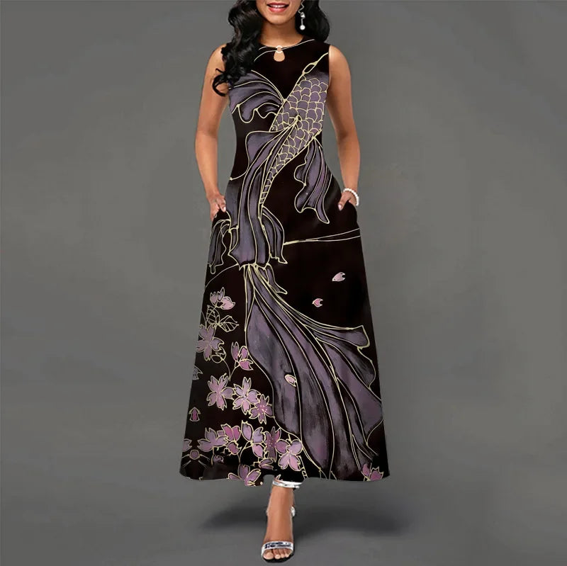 Ariella - Boho Bloom Maxi Dress