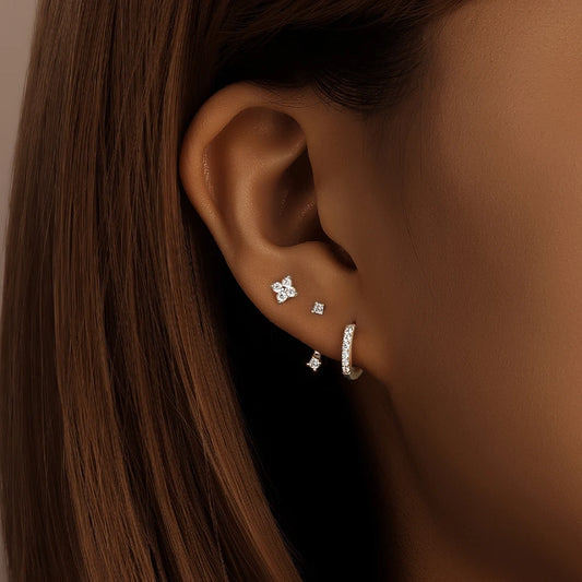 Chic 3-Piece Earrings Set