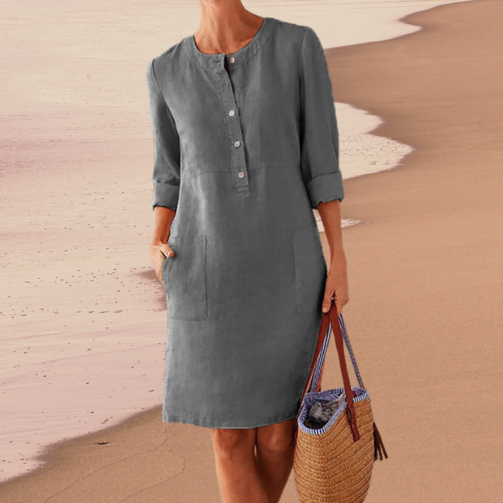 Soraya | Cotton-Linen Dress